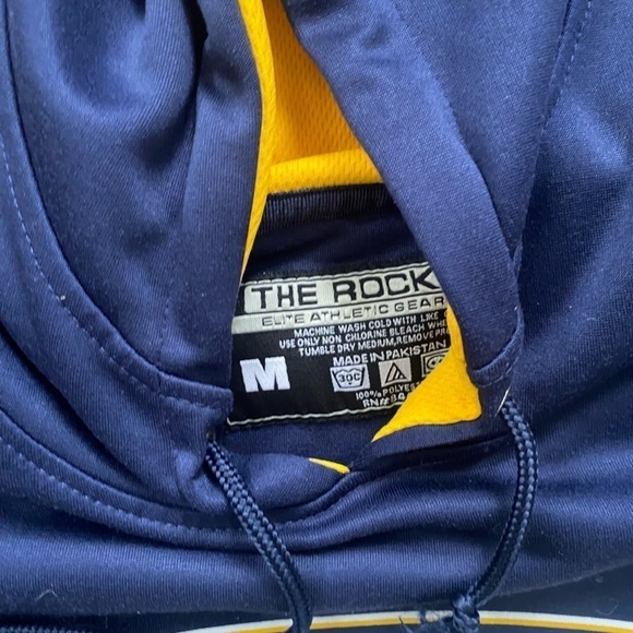 Lightning Blue and Gold Basketball Sweatshirt - Picture 7 of 7